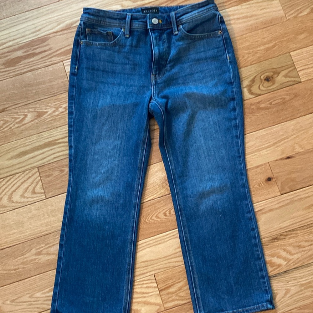 Talbots Demi Boot Crop Jean